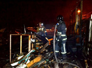 В курортной зоне Одессы сгорел ресторанный комплекс (фото)