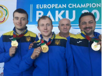 Мужская сборная Украины стала сильнейшей в стрельбе из револьвера на чемпионате Европы 
