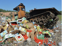 В России похвастались: за два года уничтожили 17 тыс. тонн продуктов