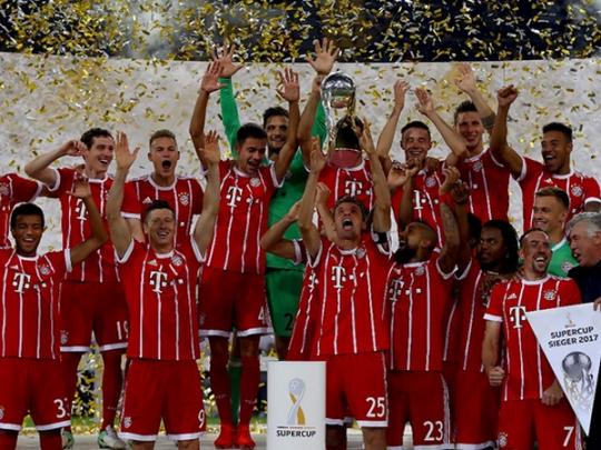 Мюнхенская «Бавария» в шестой раз завоевала Суперкубок Германии 