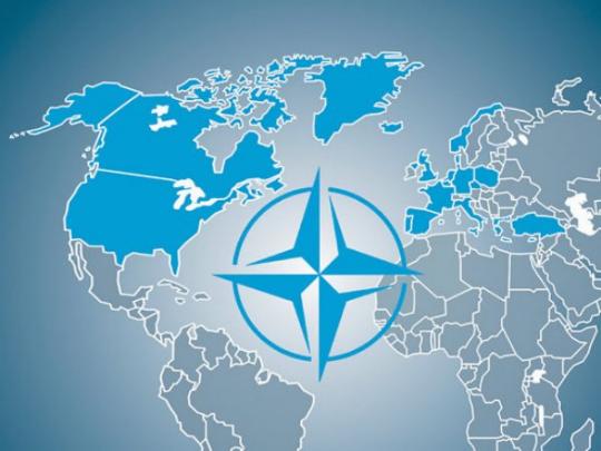 Карта стран НАТО