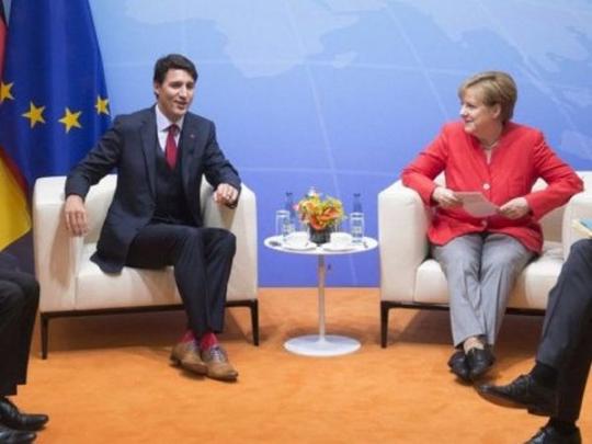 Трюдо и Меркель обсудили ситуацию в Украине