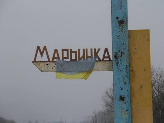 Боевики обстреляли жилые дома в Марьинке