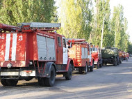 В Запорожской области произошел лесной пожар на острове Хортица