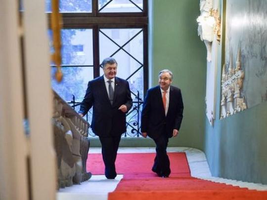 Порошенко призвал ООН отреагировать на российскую агрессию против Украины (видео) 