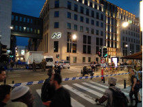 Место нападения в Брюсселе