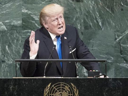 выступление Трампа в ООН