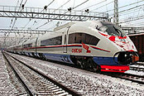 Между москвой и санкт-петербургом начал курсировать поезд «сапсан», развивающий скорость до 250 километров в час
