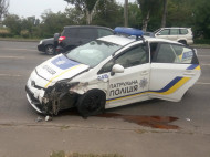 В Одессе произошло ДТП с участием патрульной полиции, есть пострадавший (фото)