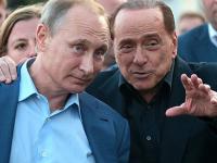 Владимир Путин и Сильвио Берлускони