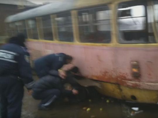 авария трамвай