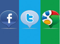 Facebook, Google и Twitter 