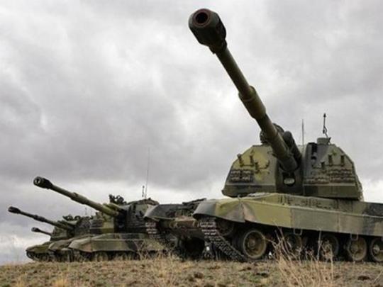 Украинская артиллерия