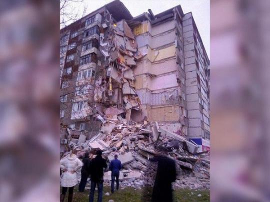 Разрушенный дом в Ижевске