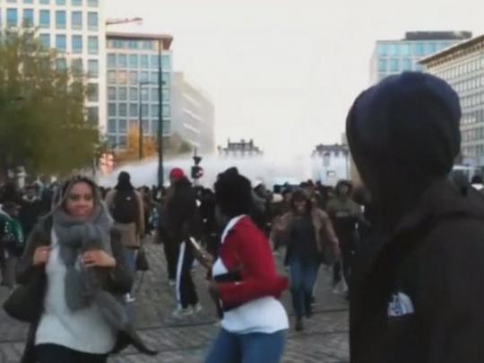 Беспорядки в Брюсселе