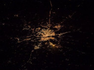 Астронавт NASA показал фото ночного Киева