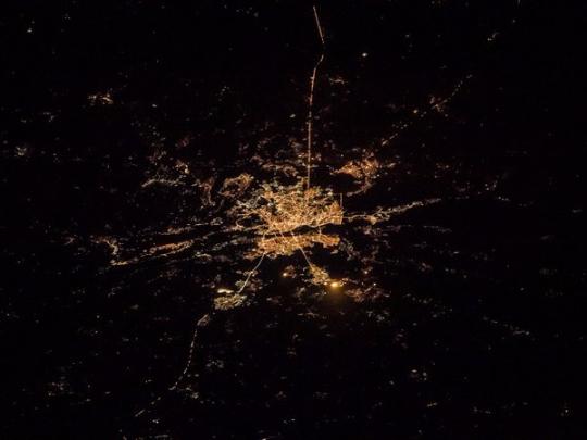 Фото ночного Киева
