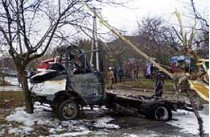 Два человека погибли в результате взрыва грузовой «газели» на перекрестке евпаторийских улиц