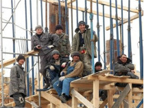 Украинские строители в Чехии