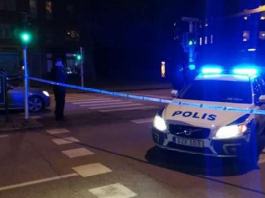 В Швеции подорвали полицейскую машину (фото)