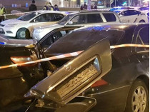 В Киеве водитель на «Мерседесе» протаранил пять автомобилей 