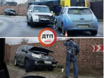 В Киеве произошло тройное ДТП (фото)