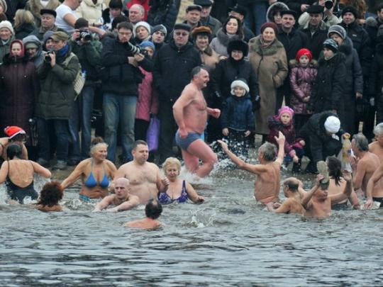 Стало известно, где можно будет окунуться в Киеве на Крещение