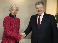 Порошенко после переговоров с Лагард заявил о продолжении сотрудничества с МВФ (видео)
