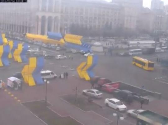 В центр Киева стянули две тысячи полицейских и гвардейцев 