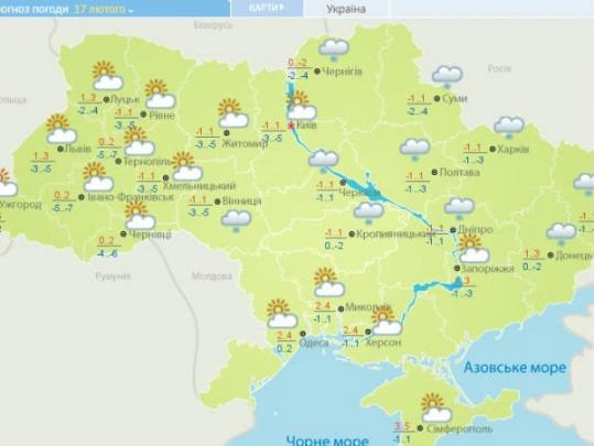 В 12 областях Украины ожидается сильный туман
