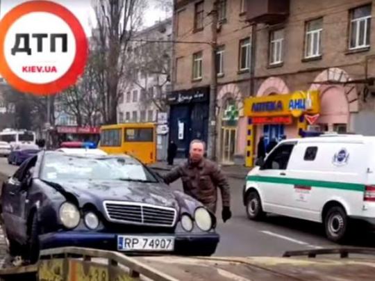 ДТП на трамвайных путях в Киеве: полиция задержала подозреваемых