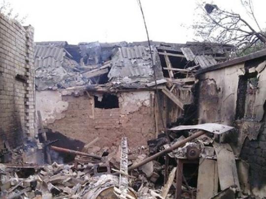 Пожар в Жованке Донецкой области