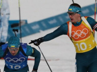 Сборная Украины вошла в топ-10 последней биатлонной гонки Олимпиады 