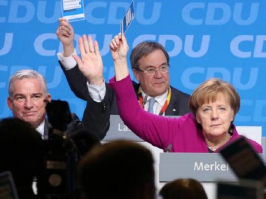 Ангела Меркель на съезде ХДС