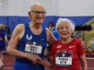 Два столетних легкоатлета установили мировые рекорды в беге на 60 метров (видео)