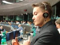Надежда Савченко в Европарламенте