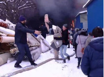 пожар на Калиновском рынке