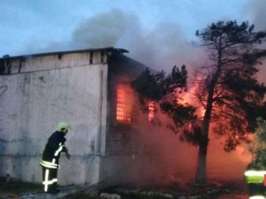 Пожар в Баку
