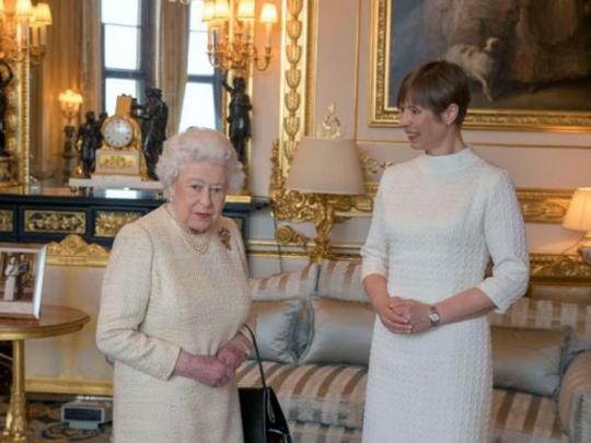 Королева Великобритании и президент Эстонии