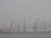Туман в Одесском порту