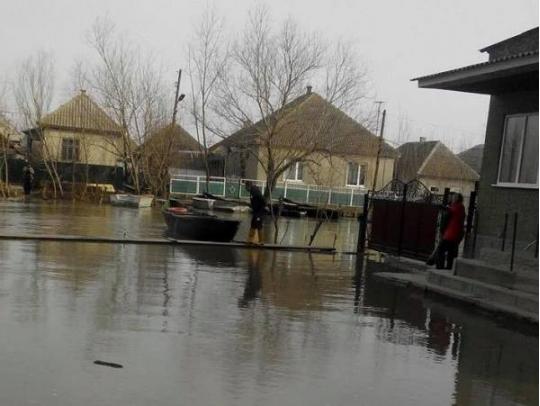 Половодье в устье Дуная: «украинская Венеция» затоплена на треть