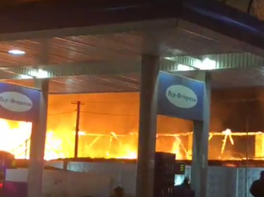 В Одессе масштабный пожар