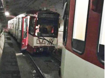 Поезда столкнулись в метро