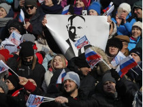 Россия, митинги за Путина
