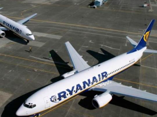 Ryanair начнет полеты из Киева в сентябре