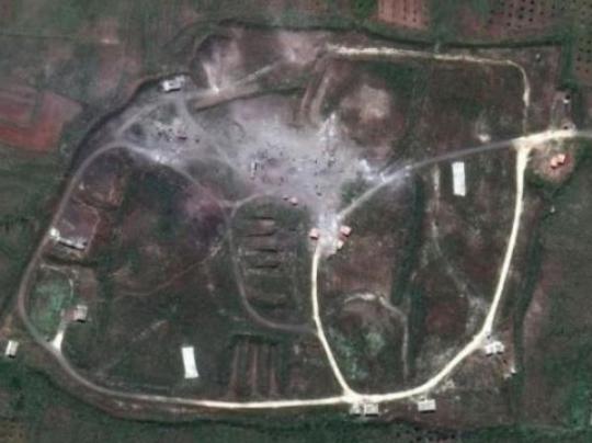 Последствия удара по Сирии: появились спутниковые снимки последствий атаки