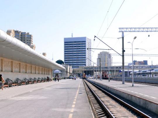 Железнодорожный вокзал в Баку