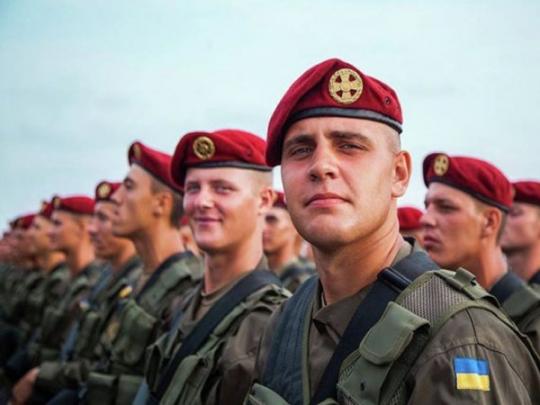 Бойцы Национальной гвардии Украины
