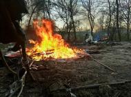 Не табор, а мусор: в полиции рассказали, что горело на Лысой горе (фото)