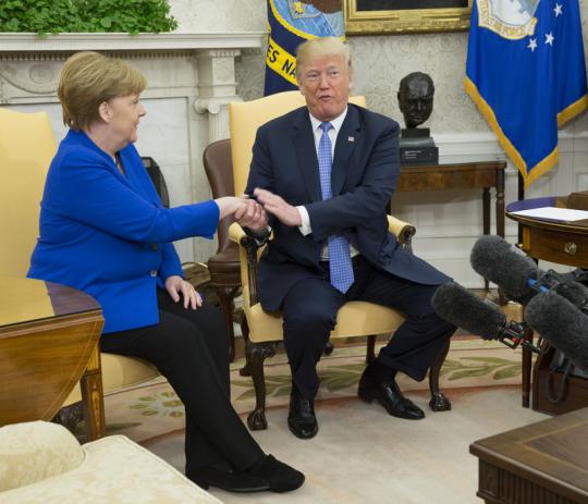 Меркель и Трамп